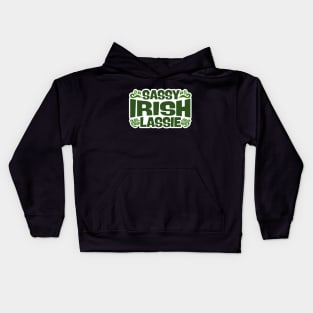 Sassy Irish Lassie Kids Hoodie